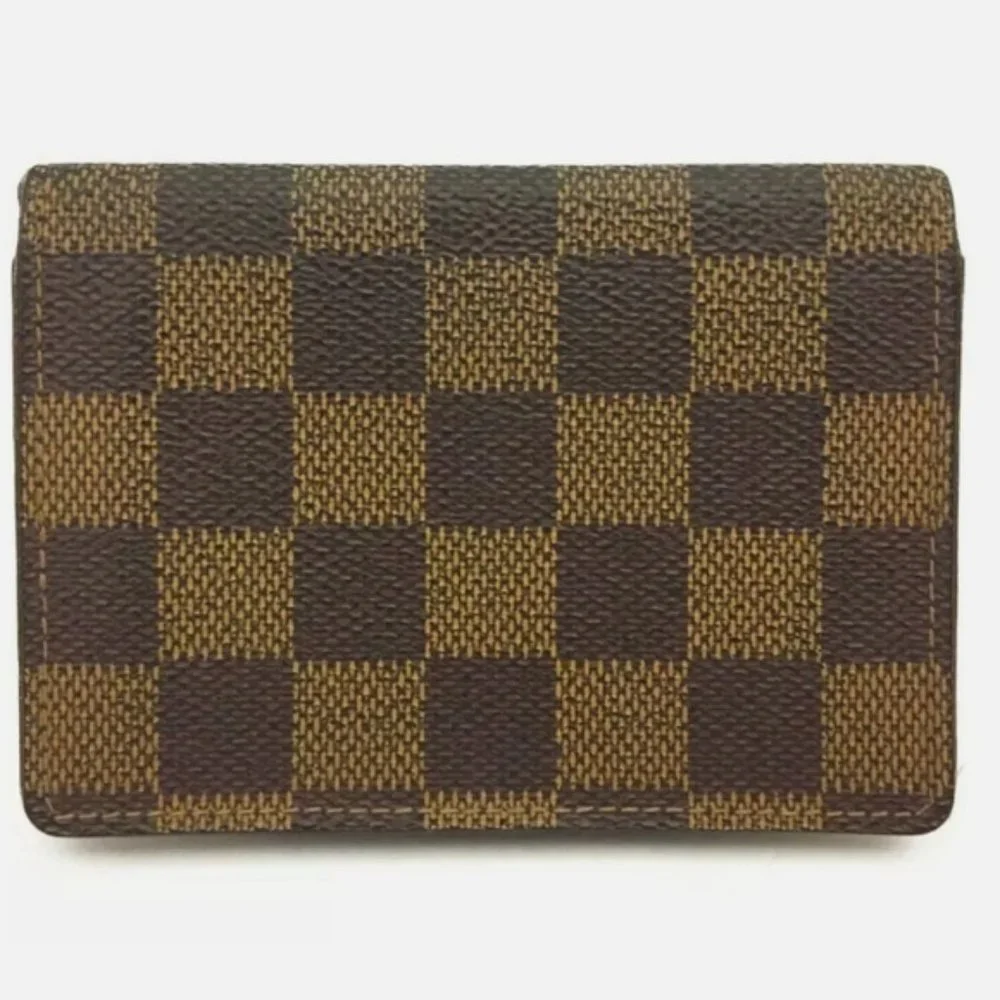 Louis Vuitton Damier Porte 2 cartes Vertical Pass Card Case